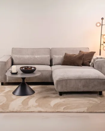 Scandinavian Home Ebba Personers Sofa Sand Fløjl  Møbelsalg