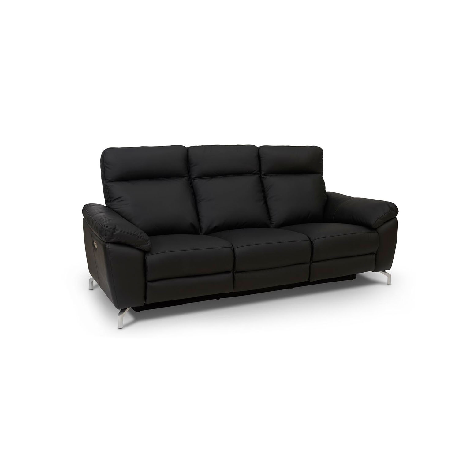 Selesta Pers Sofa Sort Læder