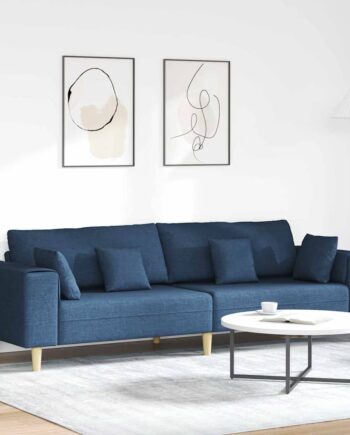 Sofa 250 Stof Blå