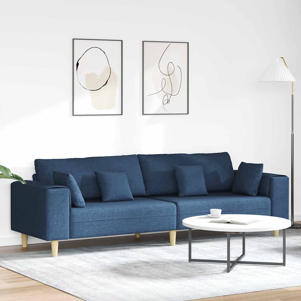 Sofa 250 Stof Blå