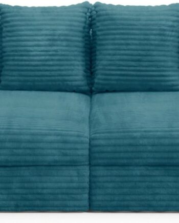 Sofa Maison Vell Elviano Personers Sovesofa Ekstra Dyb Tilia Ribfløjl Liggeflade 220147