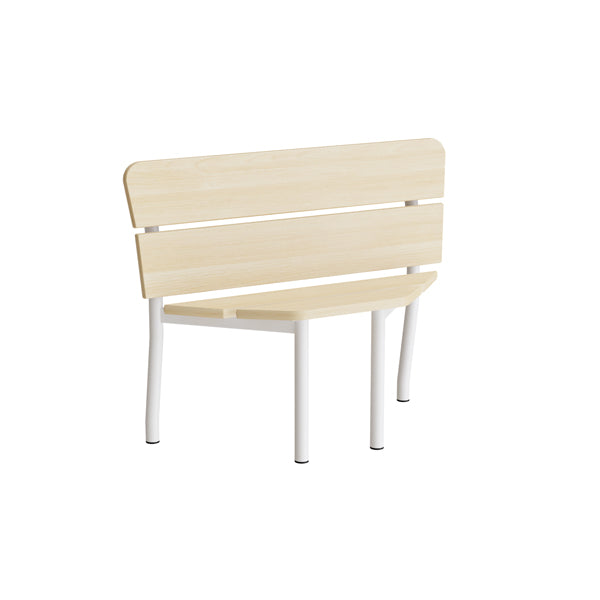 Sofa Pausa 551 Hjørne Birkelaminat Hvidt Stel