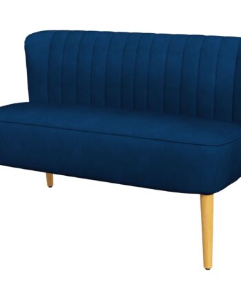 Sofa Retro Design Personers Sofa Træben 117 Blå