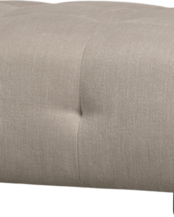 Sofa Skammel Woood Louis Modulær Fladvævet Polyester Lysegrå 90x90x43