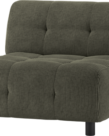 Sofa Woood Louis Modulær Sæders Fløjlsvelour Grøn