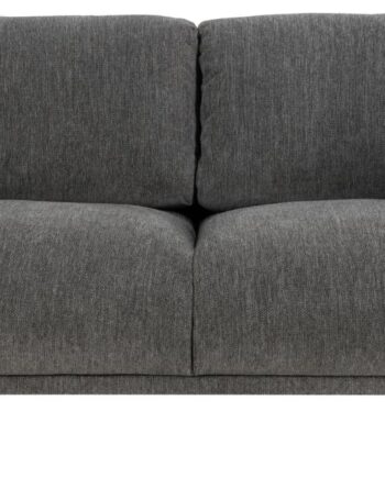Sofakoncept Elea Pers Sofa Antracitgråt Stof Sort Metal