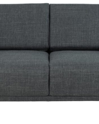 Sofakoncept Noora Pers Sofa Mørkegrå Stof Sort Metal