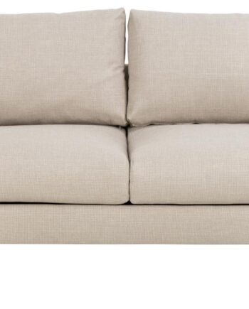 Sofakoncept Toril Pers Sofa Beige Stof Sort Metal