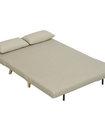 Sovesofa Afslappende Sofa Inkl Puder Fløjlslook 130 Beige
