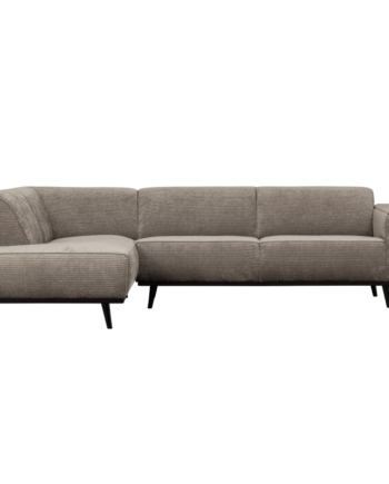 Statement Hjørnesofa Venstrevendt Flat Rib Clay