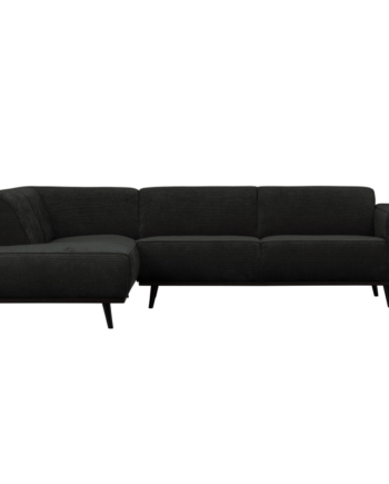 Statement Hjørnesofa Venstrevendt Flat Rib Graphite