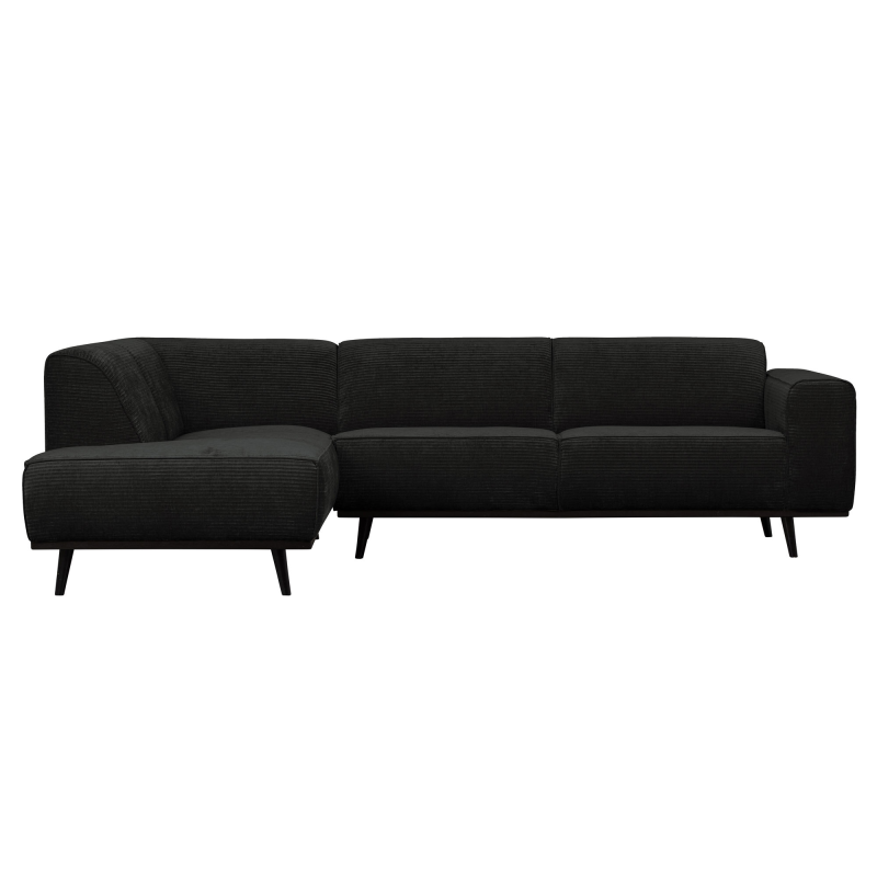 Statement Hjørnesofa Venstrevendt Flat Rib Graphite