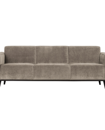 Statement Pers Sofa 230 Flat Rib Clay