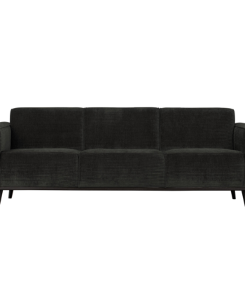 Statement Pers Sofa 230 Flat Rib Graphite