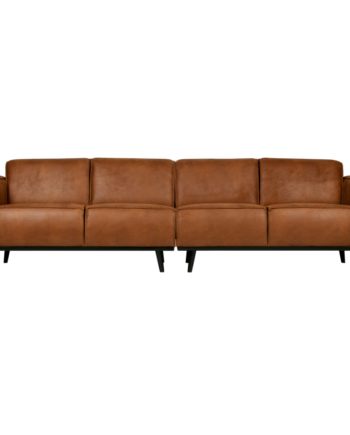Statement Pers Sofa 280 økolæder Cognac