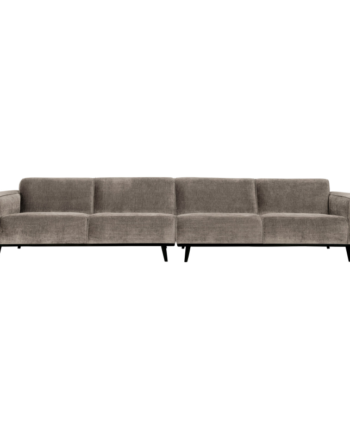 Statement Pers Sofa 372 Flat Rib Clay