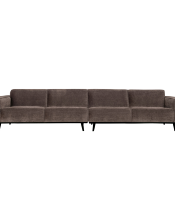 Statement Pers Sofa 372 Flat Rib Taupe