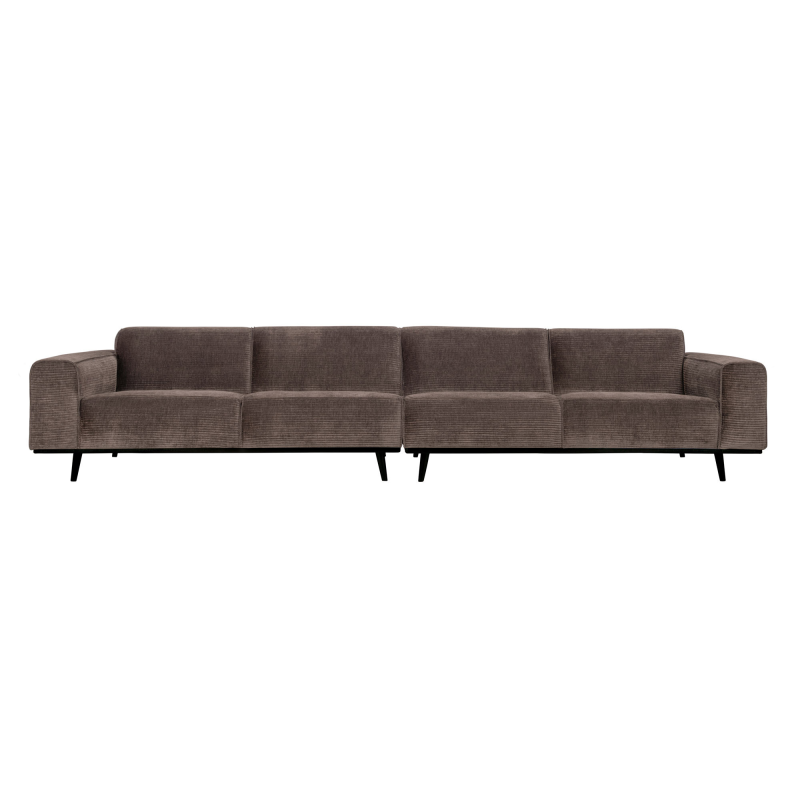 Statement Pers Sofa 372 Flat Rib Taupe