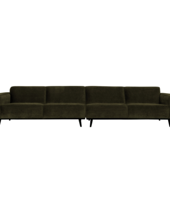 Statement Pers Sofa 372 Flat Rib Warm Green