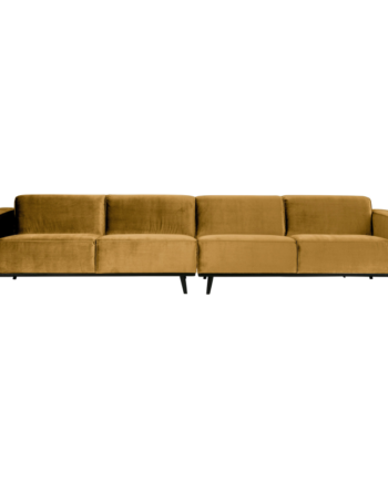 Statement Pers Sofa 372 Velour Honey Yellow