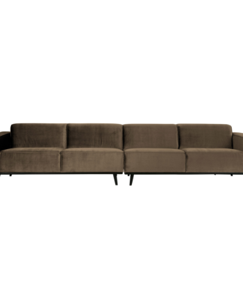 Statement Pers Sofa 372 Velour Taupe
