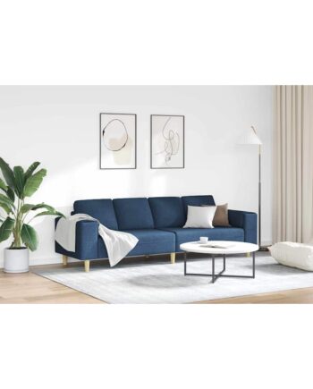 Stue Sofa 250 Polyester Blå