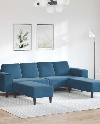 Stue Sofa Dele 250 188 Blå