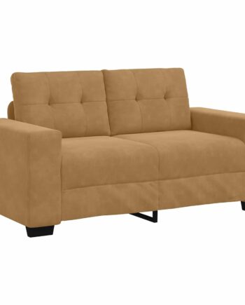 Tosæders Sofa 160 Fløjl Brun