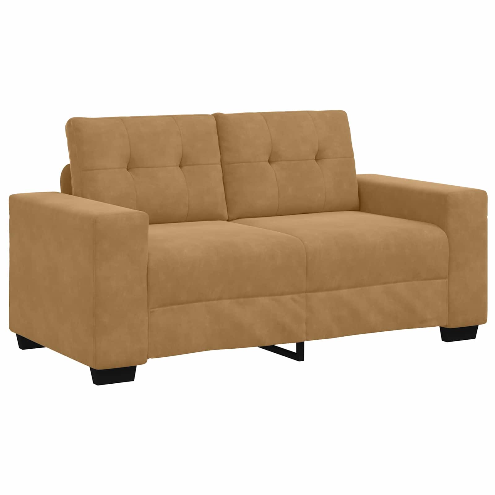 Tosæders Sofa 160 Fløjl Brun