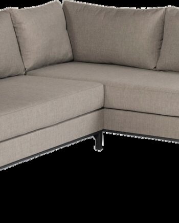 Udendørs Hjørnesofa Woood Sicili Venstrevendt Taupe Loungesæt H60xb262xd246
