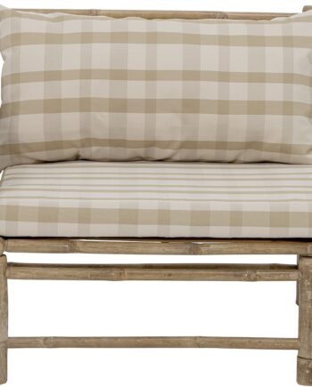 Udendørs Loungesofa Bloomingville Korfu Venstre Hjørnesofa Bambus Natur H70xb76xl77