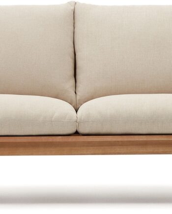 Udendørs Personers Lounge Sofa Kave Home Sacaleta Fsc Eukalyptustræ 142x82 Vintage Rustik