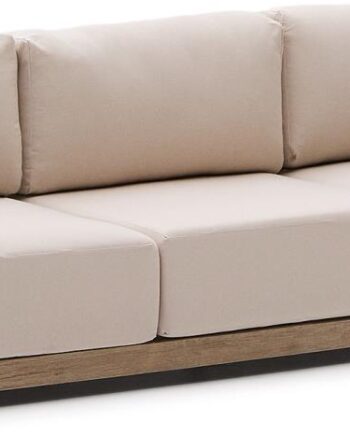 Udendørs Personers Sofa Kave Home Ambra Fsc Akacietræ Beige H77 B85 D249