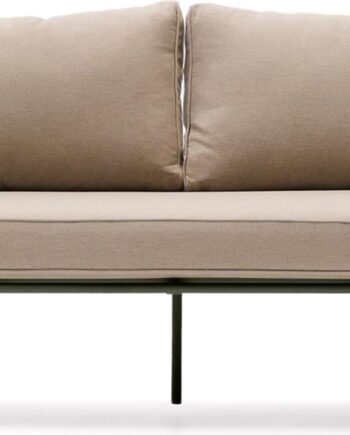 Udendørs Personers Sofa Kave Home Zivia Ekru Olefina Stof 178 Galvaniseret Stål