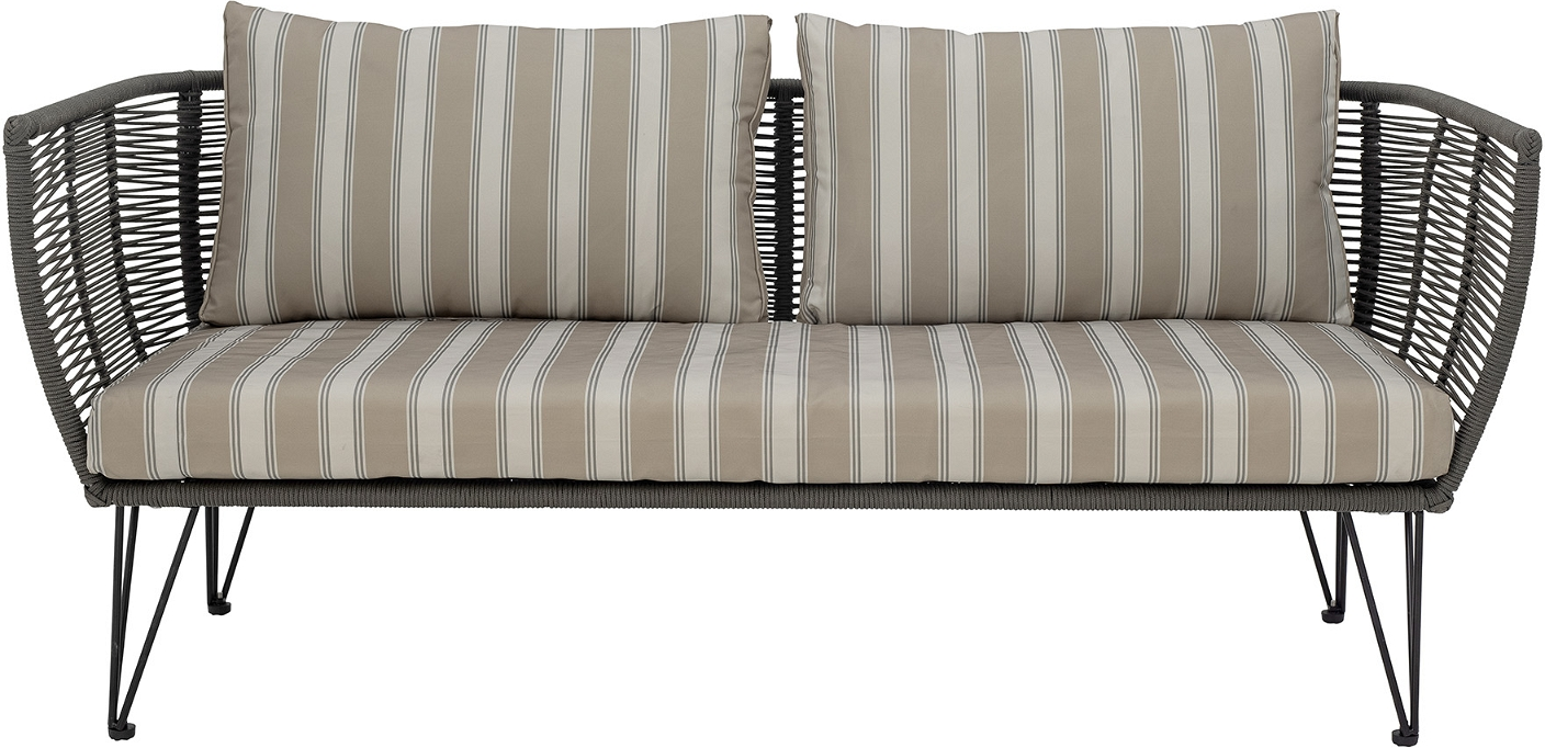Udendørs Sofa Lounge Bloomingville Mundo Grøn Metal L175 B74 H72