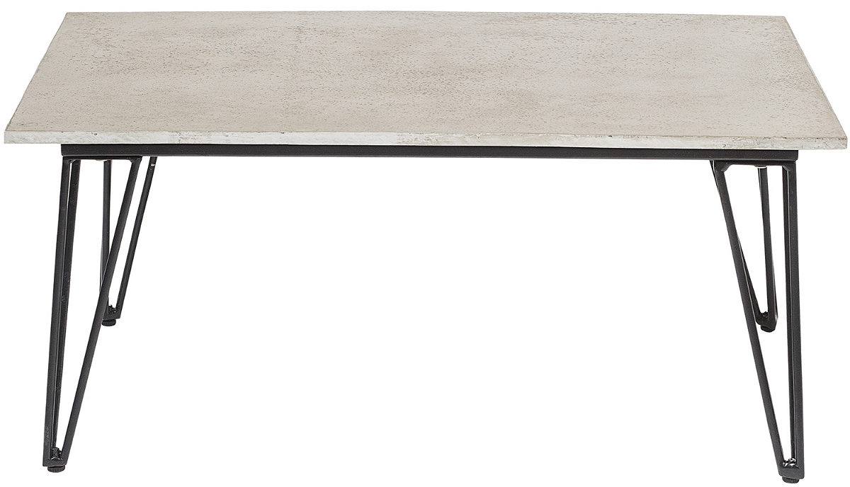Udendørs Sofa Sidebord Bloomingville Mundo Grå Stål Cement H42
