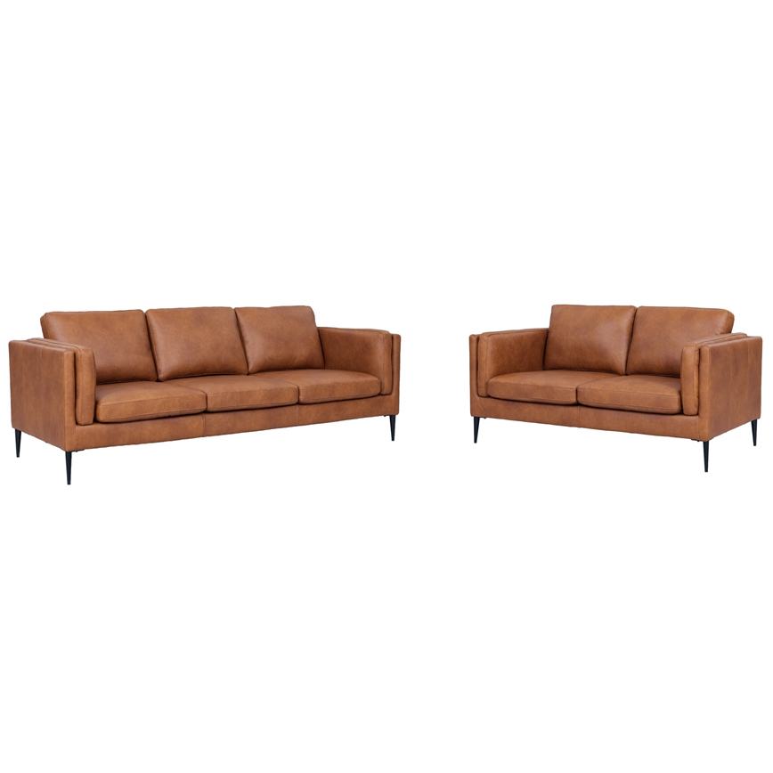Valencia 2pers Sofa Cognac Læder