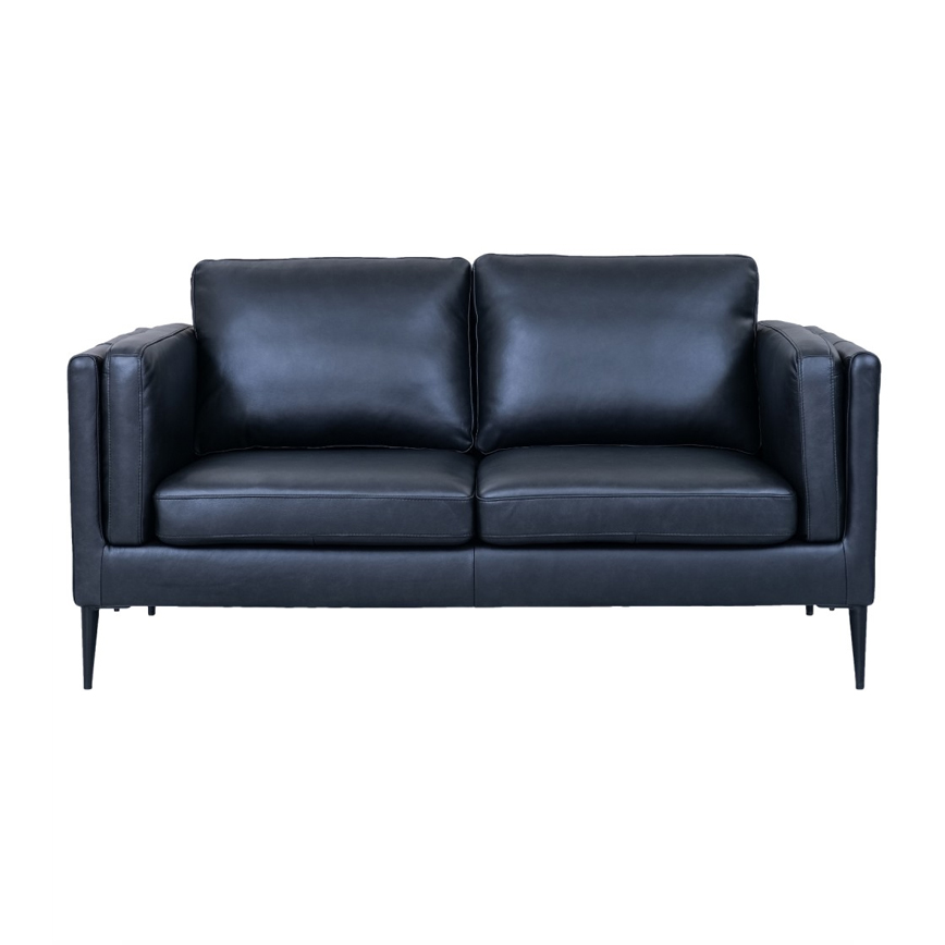 Valencia 2pers Sofa Sort Læder