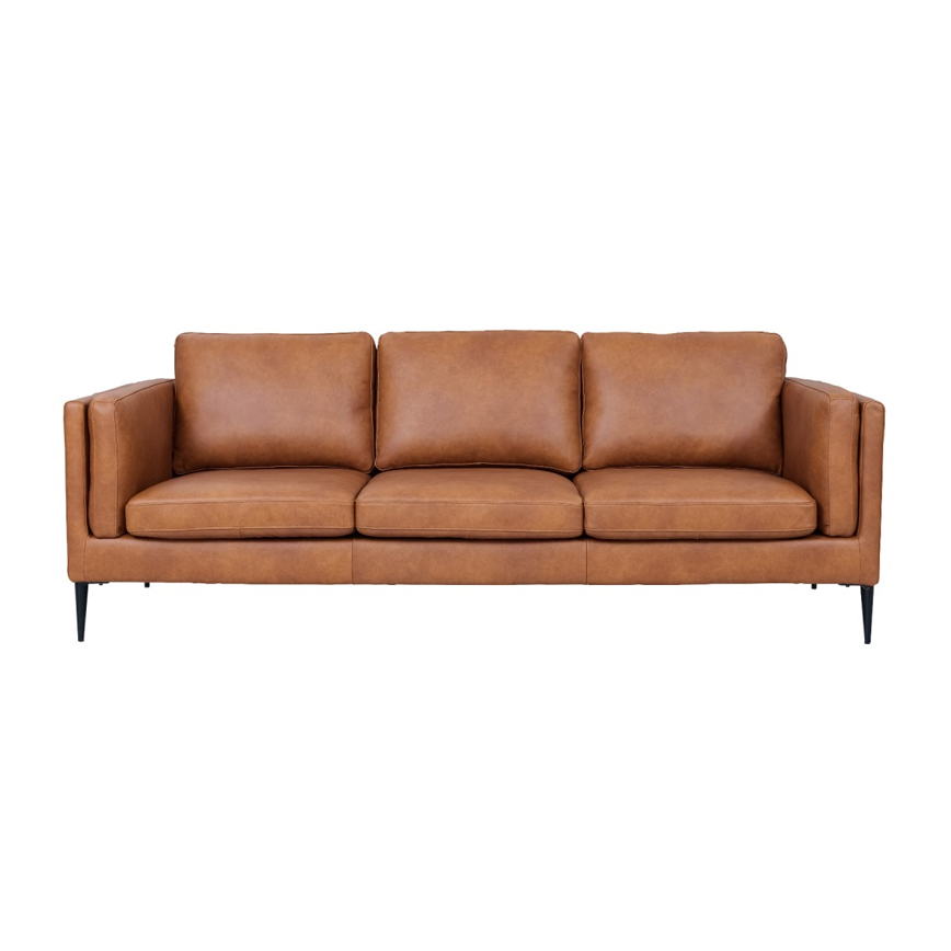 Valencia 3pers Sofa Cognac Læder 340454
