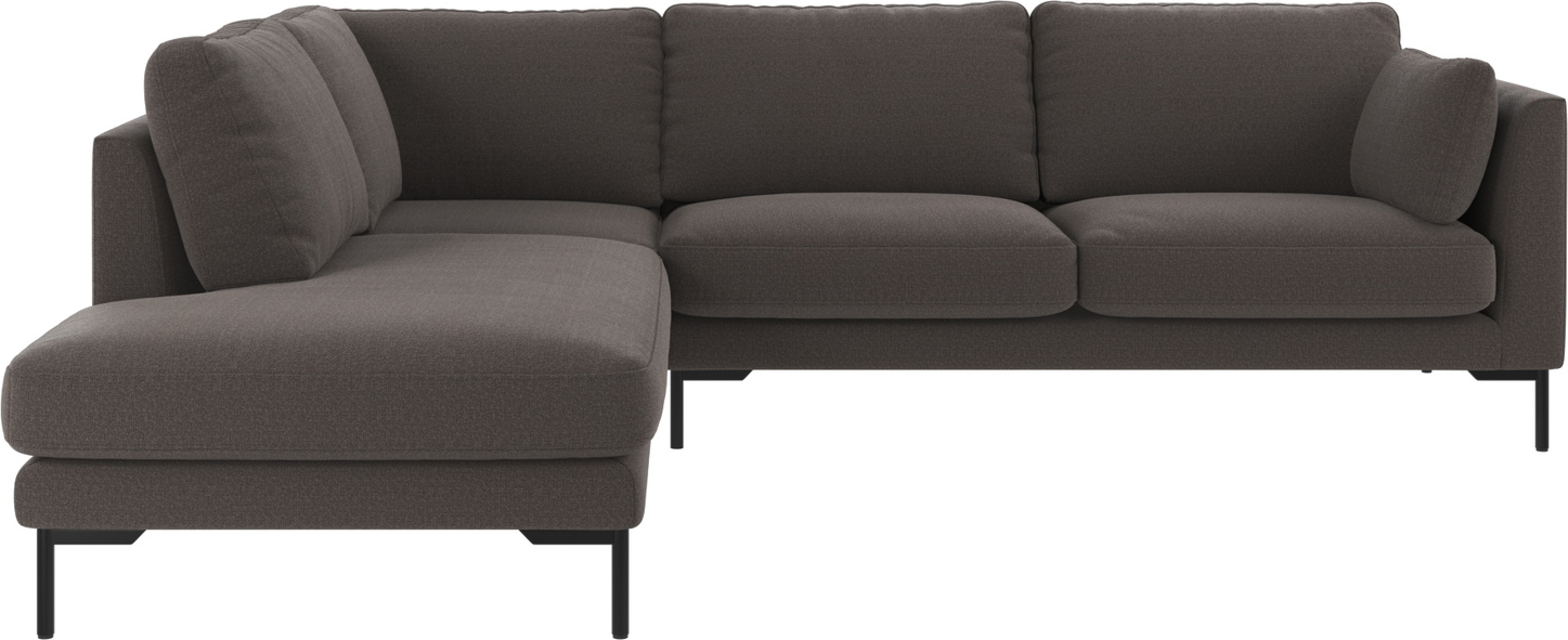 Venstrevendt Hjørnesofa Rowico Corwin Mørkegrå Polyester Rita 266226