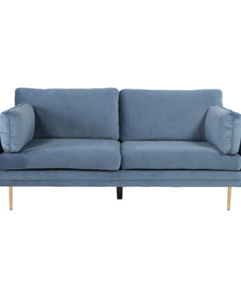 Venture Design Boom Pers Sofa Blå Polyester Metal
