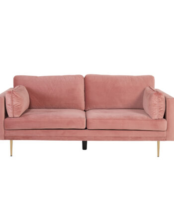Venture Design Boom Pers Sofa Rosa Polyester Metal
