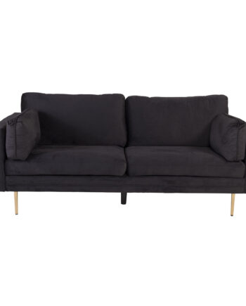 Venture Design Boom Pers Sofa Sort Polyester Metal