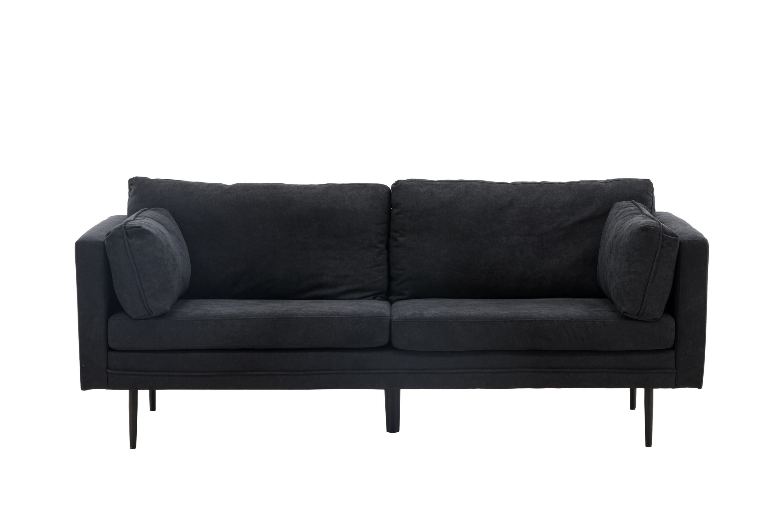 Venture Design Boom Sofa Sort Stof Linned Sort Stål