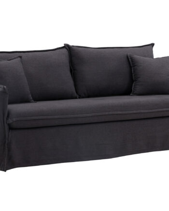Venture Design Nova Pers Sofa Sort Stof Plastik