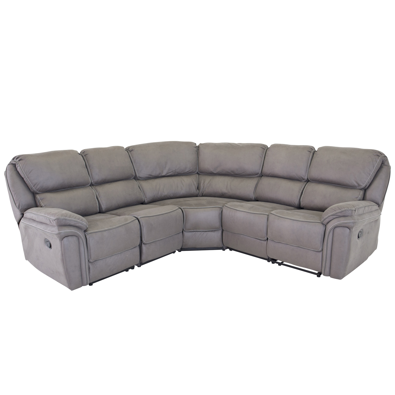 Venture Design Saranda Hjørnesofa Recliner Grå Stof