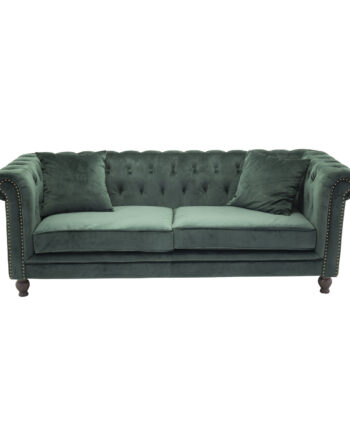 Venture Design Velvet Pers Sofa Grøn Velour Træ