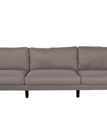 Venture Design Zoom Pers Sofa Brun Polyester Sort Stål