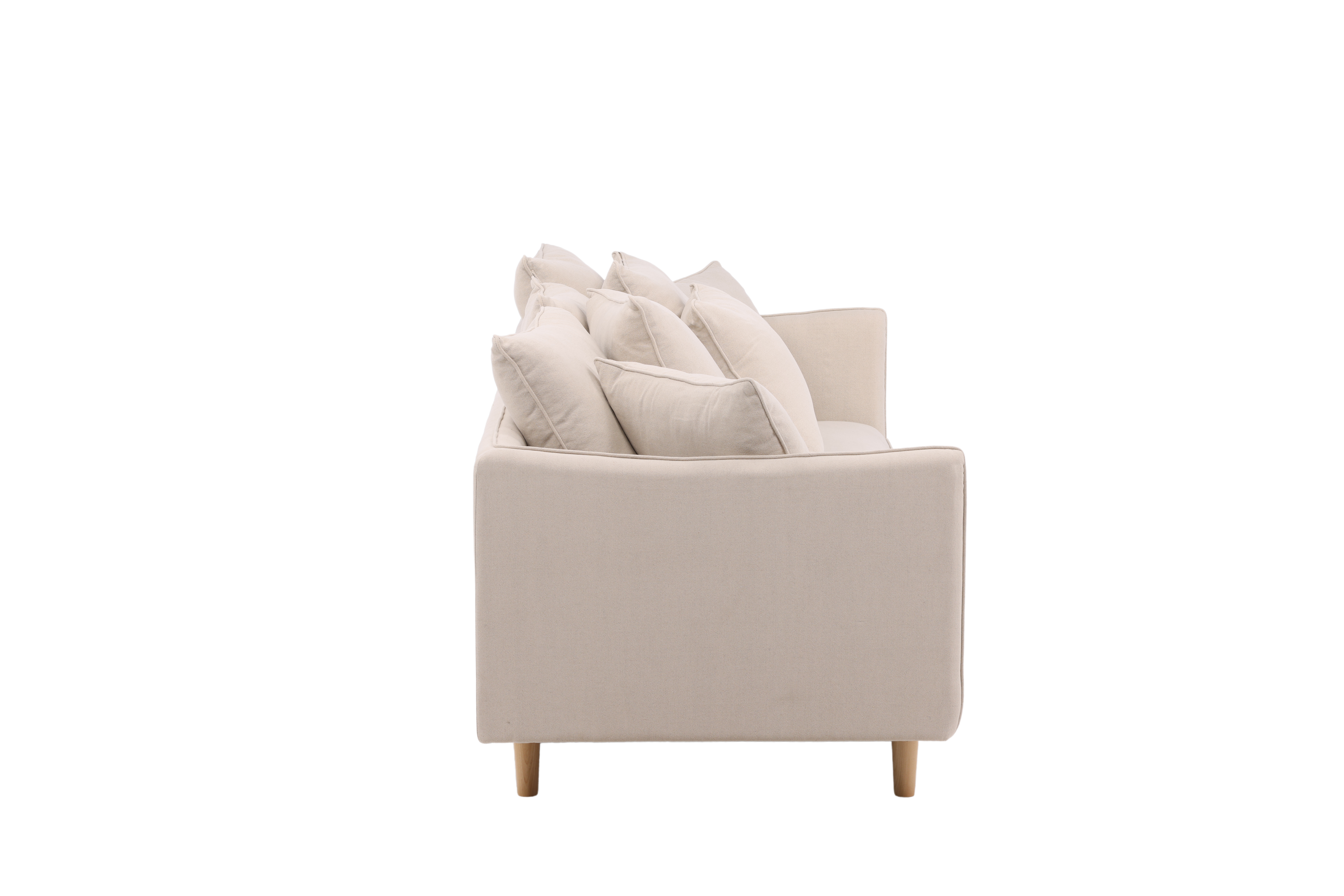 Vind Collection Segelskaren Sofa Hvid Stof Linned
