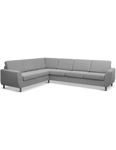Wendy Hjørnesofa Polyester B295 D230 Børstet Alugrå Grå